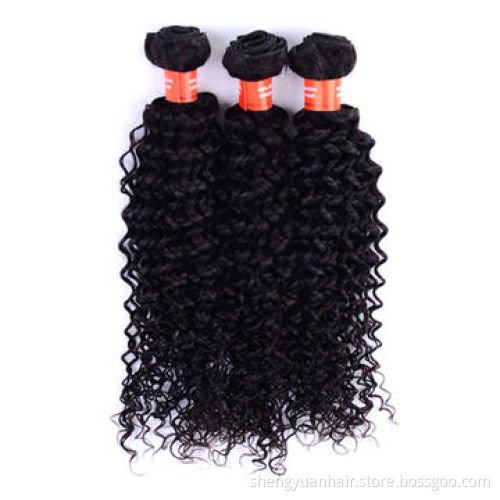Bestselling and top-quality cheap Brazilian virgin human hair, natural black, curly